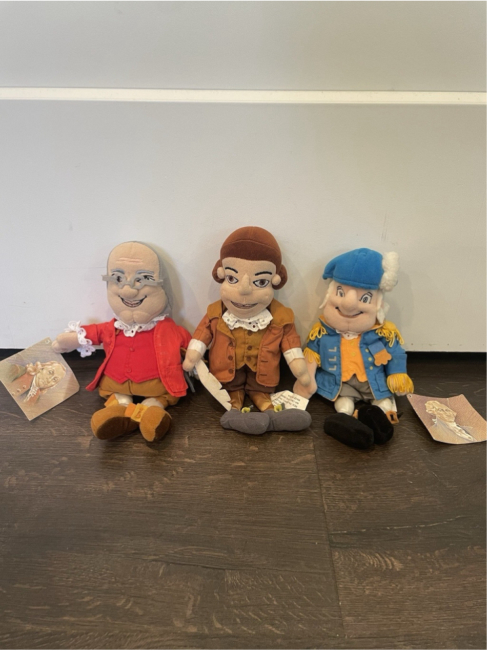 Washington, Franklin, Jefferson Be’an Historical Dolls Creation Station LOT OF 3